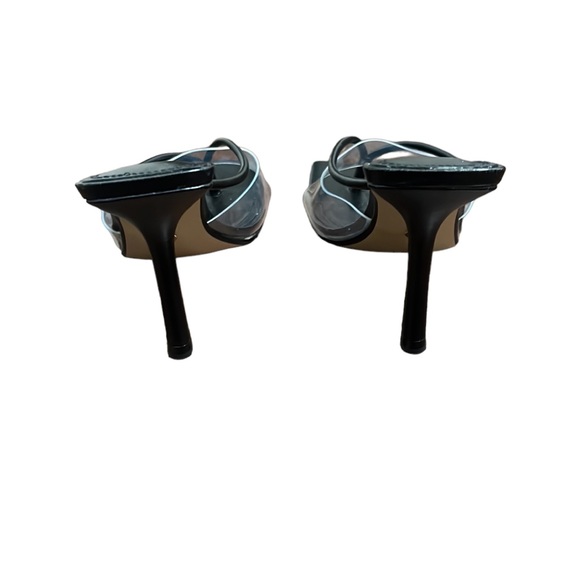 Zara High Heel Vinyl Sandals Size 37 - Picture 7 of 11